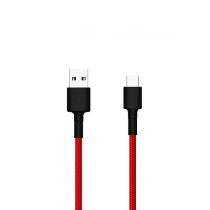Charge your Type-C devices quickly and easily with the Xiaomi Mi USB Type-C Braided Cable. It features a Type-C interface