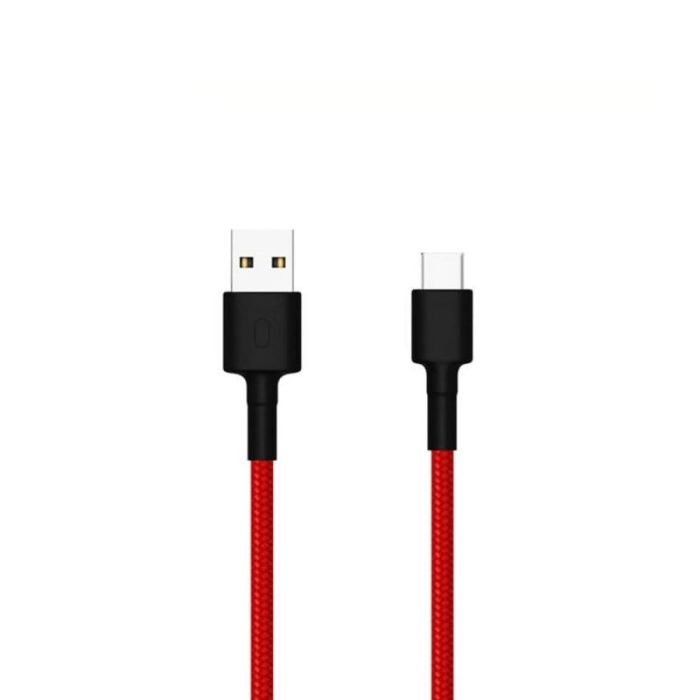 Charge your Type-C devices quickly and easily with the Xiaomi Mi USB Type-C Braided Cable. It features a Type-C interface