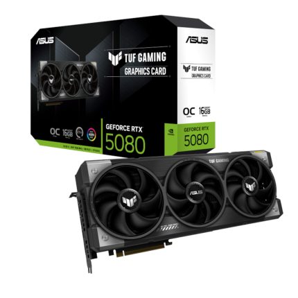 Experience elite gaming with the Asus TUF Gaming GeForce RTX 5080 16GB GDDR7 OC Edition. Powered by NVIDIA DLSS 4 and military-grade components.