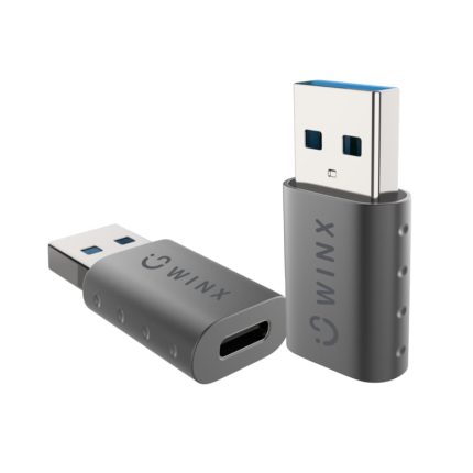 The WINX LINK Simple USB to Type-C Adapter is ideal for those who need to connect Type-C peripherals to a device with a USB port. Connect your Type-C compatible device