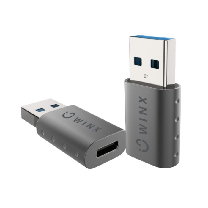 The WINX LINK Simple USB to Type-C Adapter is ideal for those who need to connect Type-C peripherals to a device with a USB port. Connect your Type-C compatible device
