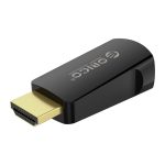 Connect any device with an HDMI port to a monitor or projector via VGA with the Orico HDMI to VGA Convertor. It is made from ABS material and supports resolutions up to 1080p.