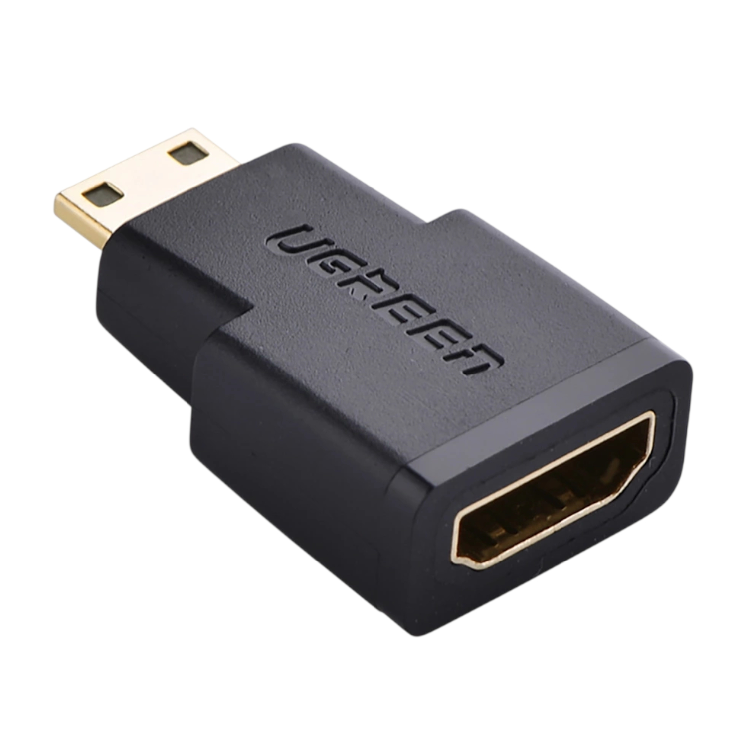 UGREEN 20101-20101 Mini HDMI to HDMI Adapter - Black | 20101-20101 UGREEN 20101-20101 Mini HDMI to HDMI Adapter - Black - Image 1
