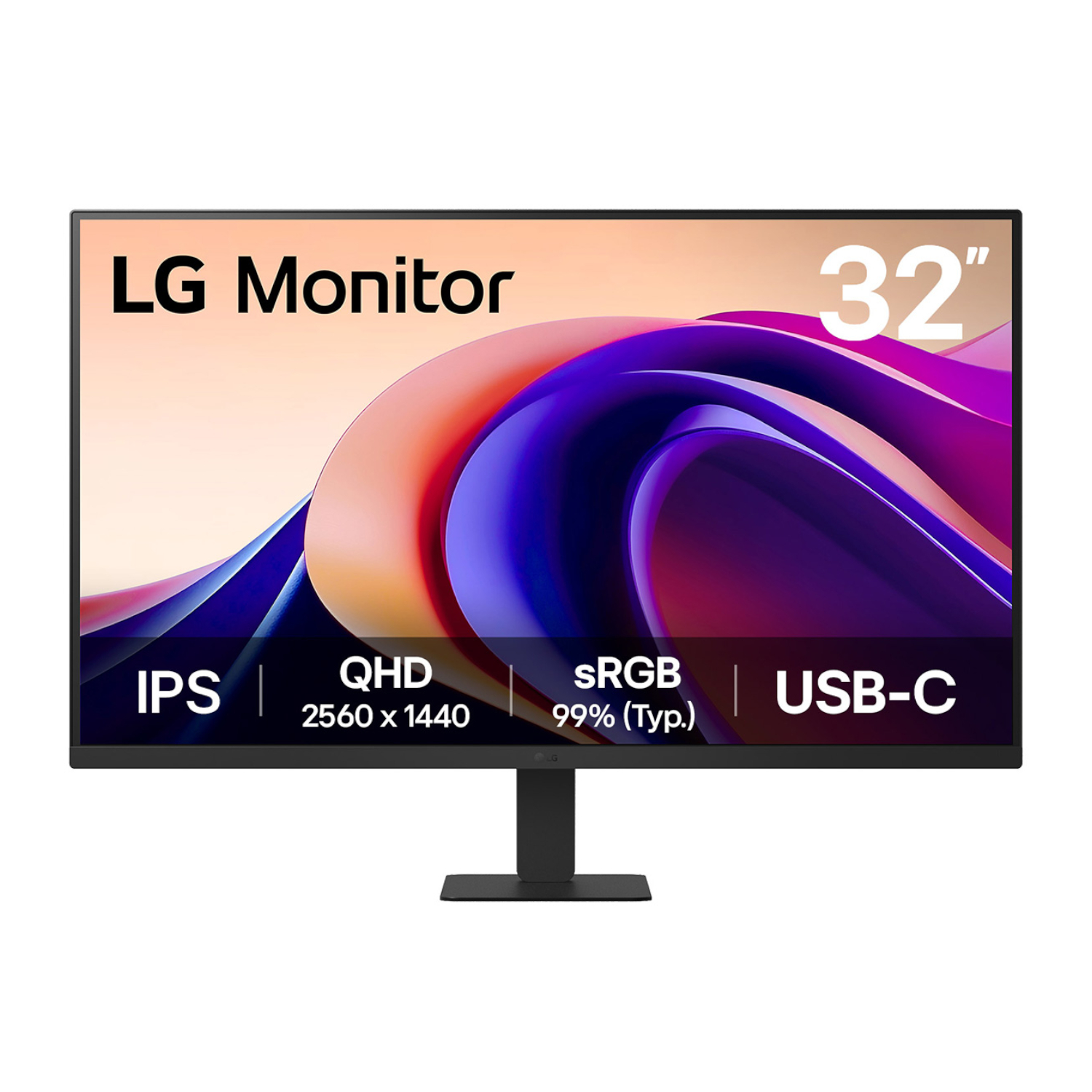 LG UltraFine 32" QHD IPS Monitor 100Hz with USB-C | 32U631A-B.AFBQ LG UltraFine 32" QHD IPS Monitor 100Hz with USB-C - Image 1