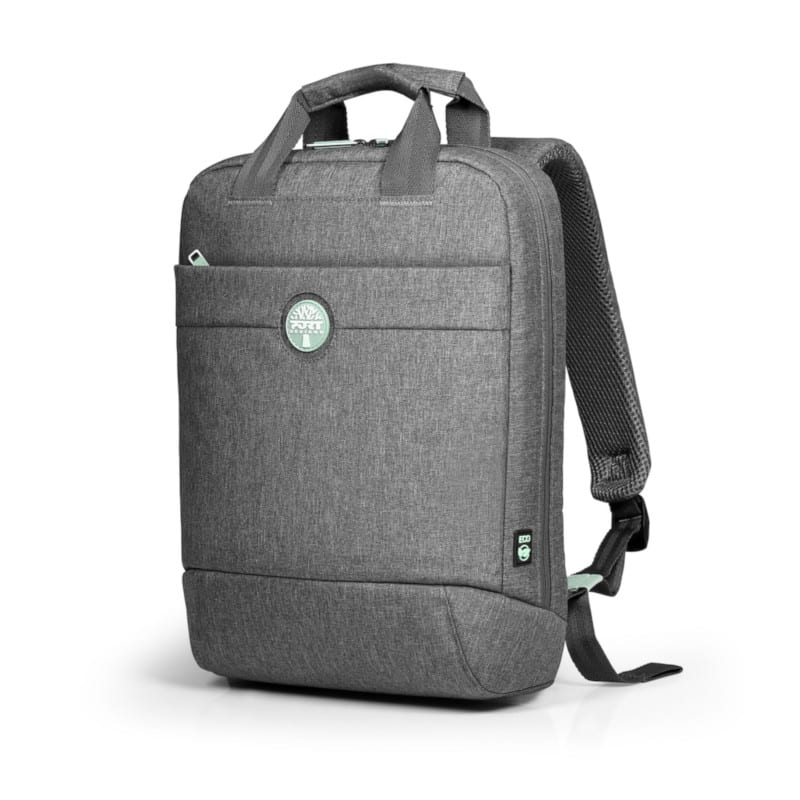 Port Designs Yosemite 13/14" Backpack ECO GY | 400702 The stylish Yosemite 13/14" Eco Backpack is part of Port Designs' Yosimete Eco range. A high quality range that aims to reduce their carbon footprint and to implement a sustainable approach of social and environmental responsibility.