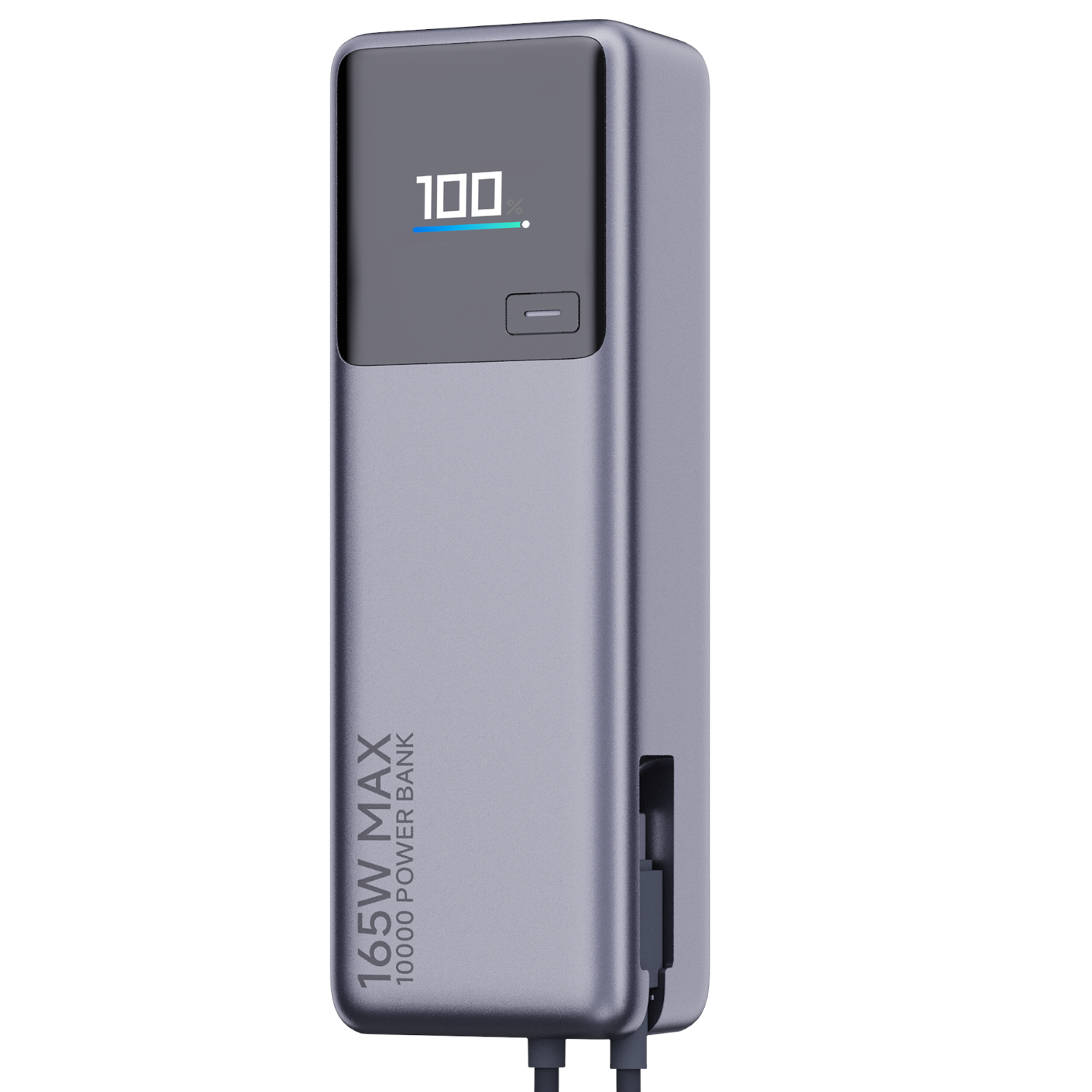 Xiaomi 165W Power Bank 10000mAh (Integrated Cable)-Silver | BHR9361GL Xiaomi 165W Power Bank 10000mAh (Integrated Cable)-Silver - Image 1