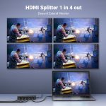 UGREEN HDMI 1×4 Video Splitter 4K – Black - Image 3