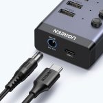 UGREEN 7 in 1 USB 3.0 Hub-Grey - Image 3