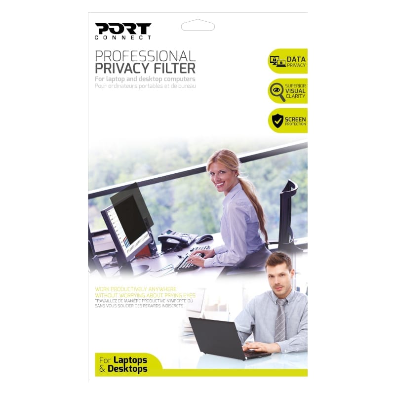Port Connect 2D Professional Privacy Filter 15.4" | 900006 Do you work with confidential information