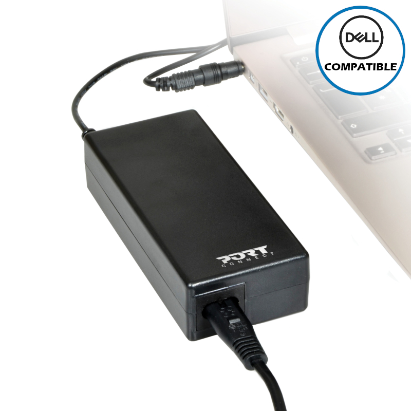 Port Connect 65W Notebooks Adapter Dell | 900093-DE The Port Connect 65W Dell Notebook Adapter is the perfect companion to keep your Dell device fully charged and ready to go. It features an output power of 65W