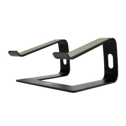 Reduce back and neck strain with the Port Connect Ergonomic Notebook Stand. It is made for 10" to 15.6" sized notebooks and tablets.