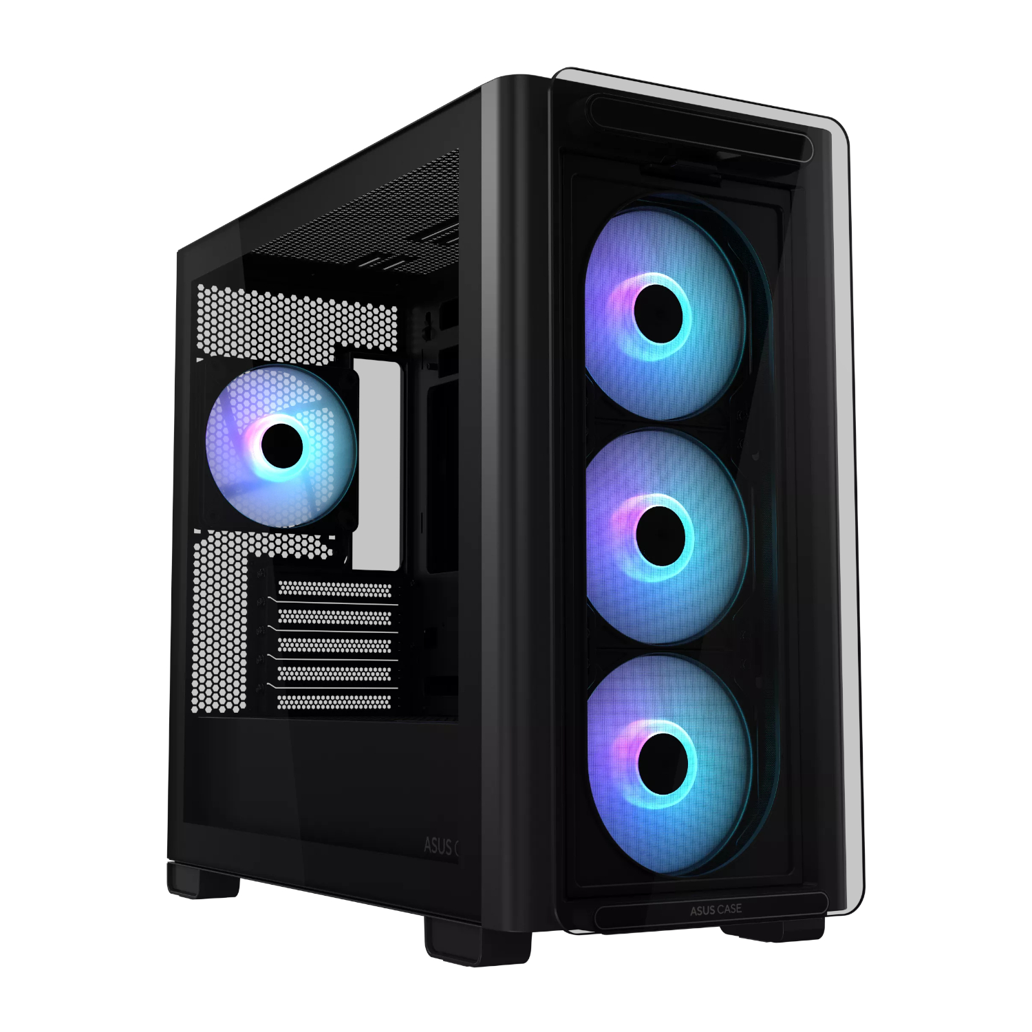 Asus A23 PLUS ARGB Micro-ATX Gaming Chassis - Black | A23PLUS-BK Asus A23 PLUS ARGB Micro-ATX Gaming Chassis - Black - Image 1