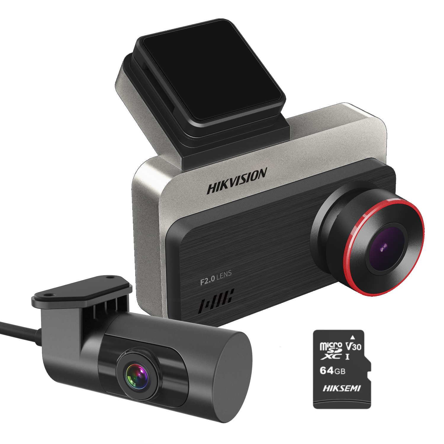 Hikvision C200S Dashcam Hikvision C200S Dashcam, with 64GB Micro-SD - Image 1