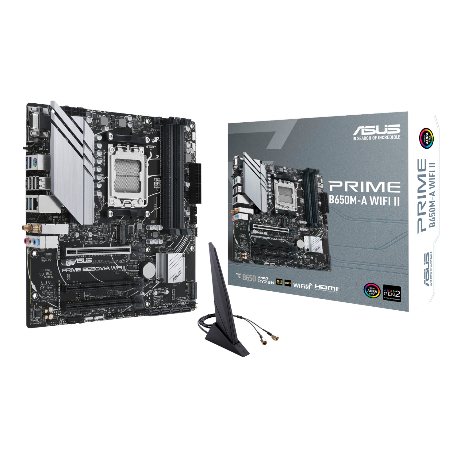 Asus PRIME B650M-A WIFI II M-ATX Gaming Motherboard | PRIME-B650M-AWIFIII Asus PRIME B650M-A WIFI II M-ATX Gaming Motherboard - Image 1