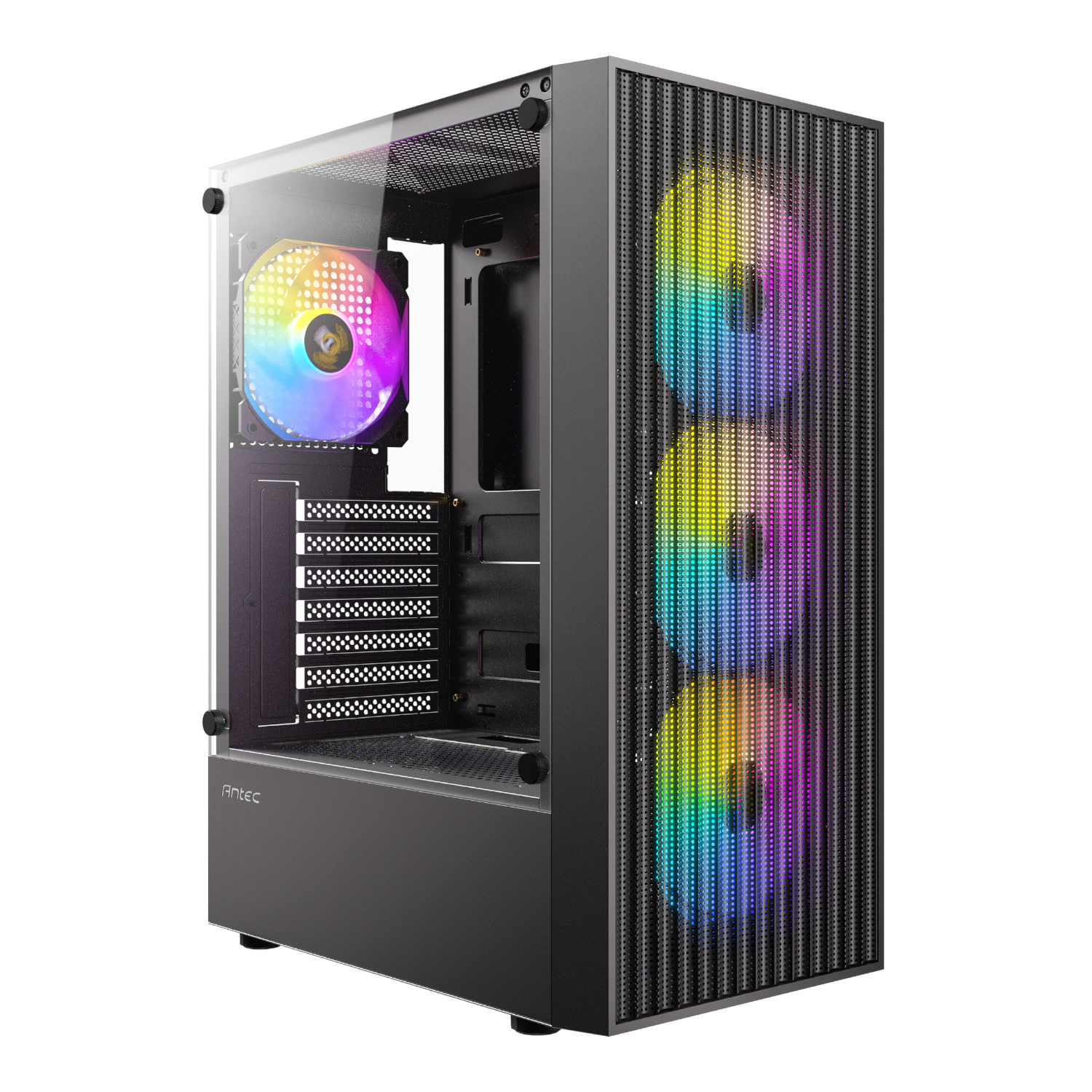 Antec AX27 RGB ELITE ATX Gaming Chassis - Black | AX27 RGB ELITE Antec AX27 RGB ELITE ATX Gaming Chassis - Black - Image 1