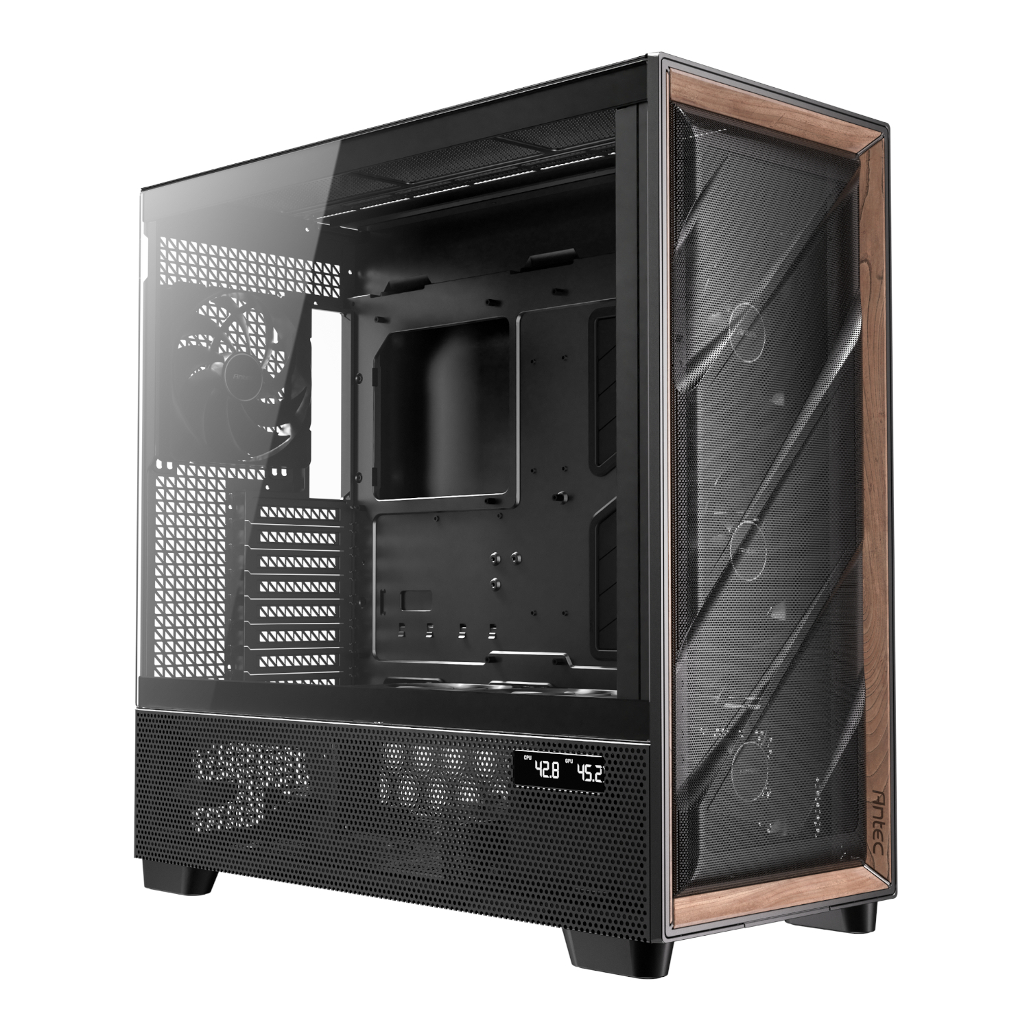 Antec FLUX PRO E-ATX Full Tower Gaming Chassis – Black | FLUX PRO Antec FLUX PRO E-ATX Full Tower Gaming Chassis – Black - Image 1