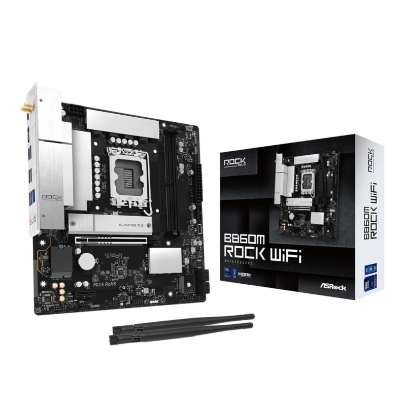 Intel LGA1851 Micro ATX platform | DDR5 with XMP 3.0 support | PCIe 5.0 M.2 storage | Wi-Fi 6E & Bluetooth 5.3 | 2.5G Dragon LAN