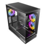 Antec C2M ARGB Compact Micro-ATX Gaming Chassis - Black - Image 4