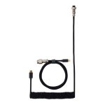 Keychron Coiled Aviator Cable - Black/Straight - Image 2
