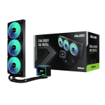 <p>360mm AIO liquid cooling | LCD pump head display | ARGB-lit triple-fan radiator | All-black design</p>