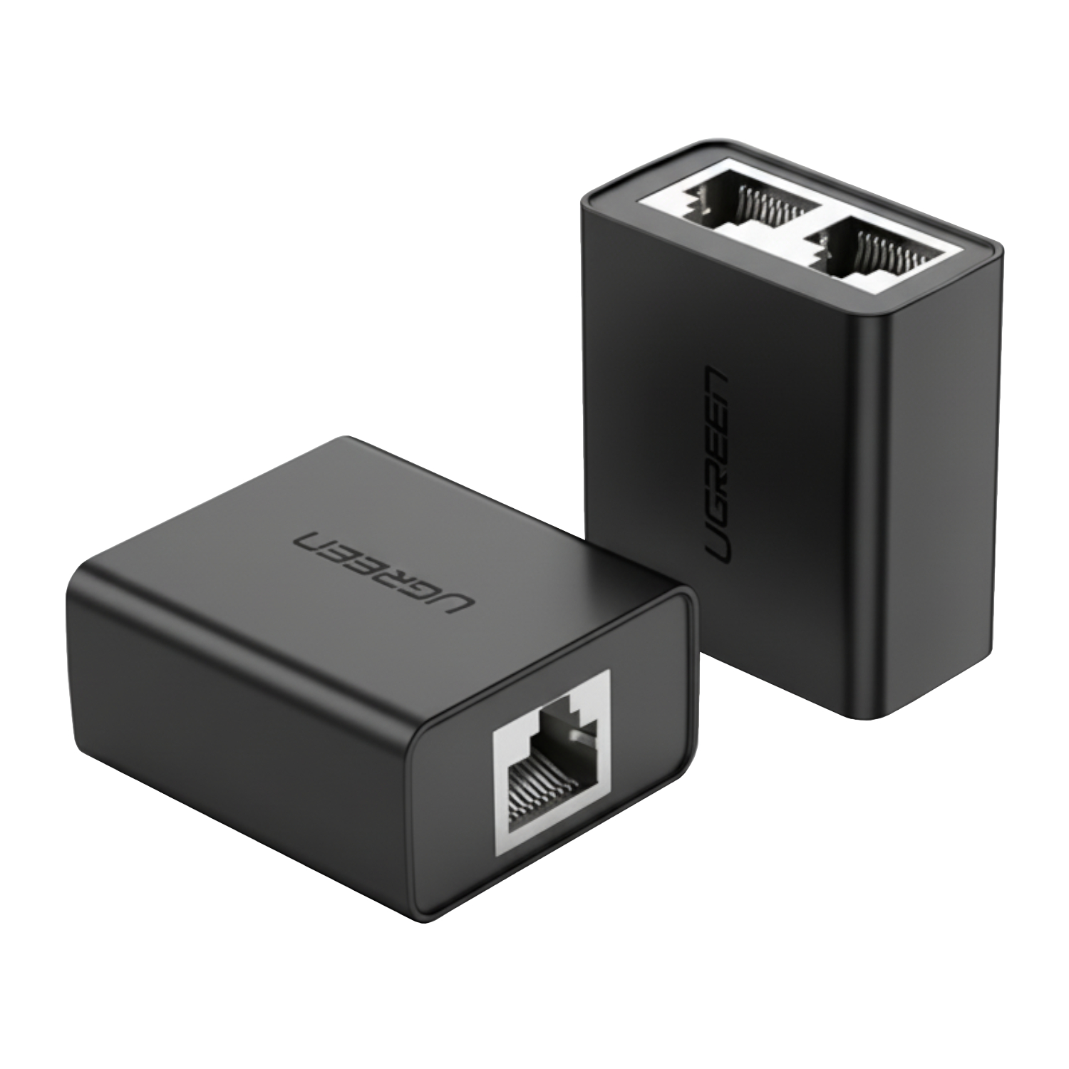 UGREEN RJ45 Splitter Adapter 2 Pack (Black) | CM210-50923 UGREEN RJ45 Splitter Adapter 2 Pack (Black) - Image 1