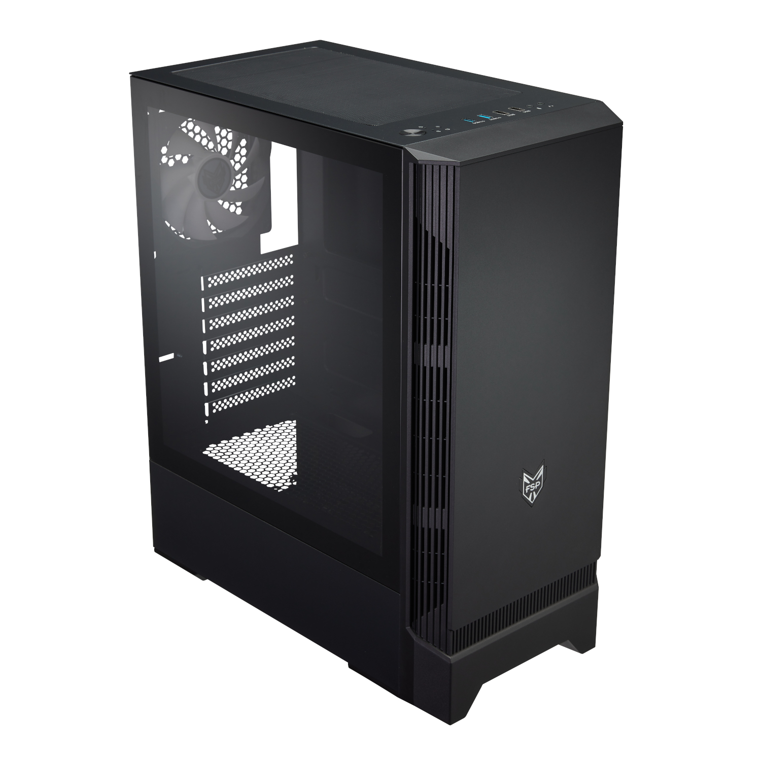 FSP CMT260 ATX Gaming Chassis - Black | CMT260 The FSP CMT260 ATX Gaming Chassis offers advanced airflow in a solid