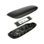 Asus Cobble M.2 SSD Type-C Enclosure and Crucial E100 480GB NVMe Bundle - Black - Image 5