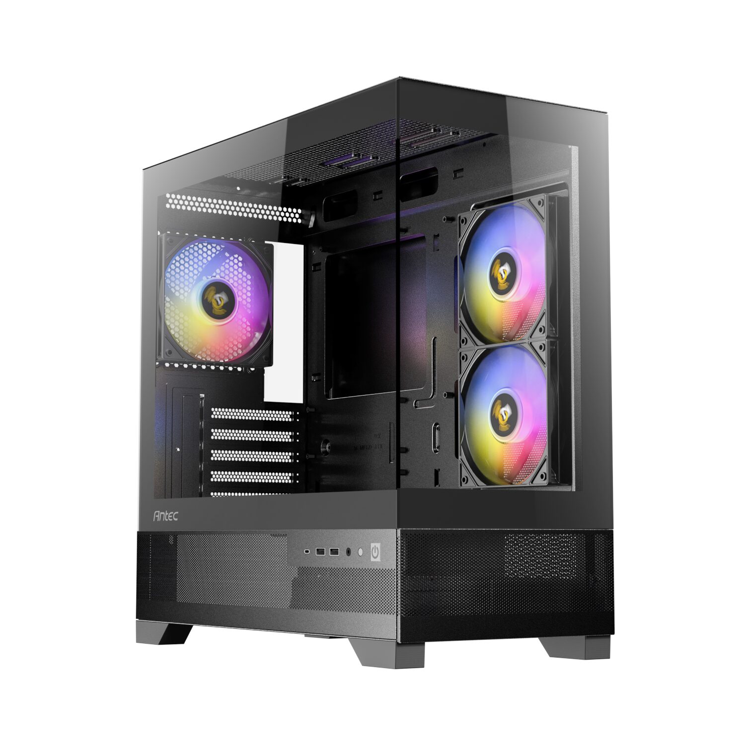 Antec CX500M ARGB Gaming Chassis | M-ATX | ITX | Type-C - Black | CX500M ARGB Antec CX500M ARGB Gaming Chassis | M-ATX | ITX | Type-C - Black - Image 1