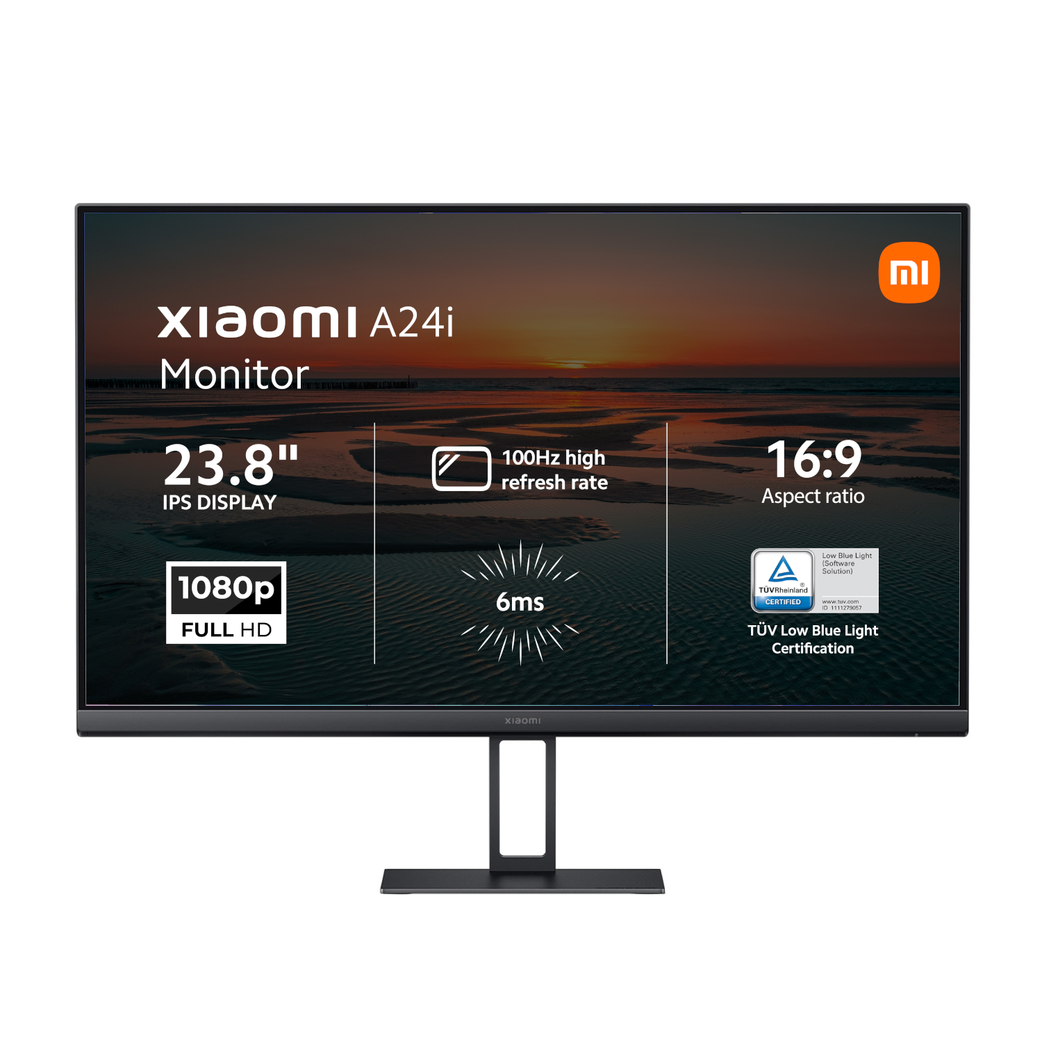 Xiaomi A24i 24" Full HD 1080p IPS Monitor (100Hz Xiaomi A24i 24" Full HD 1080p IPS Monitor (100Hz, 6ms, and VESA Mount) - Image 1