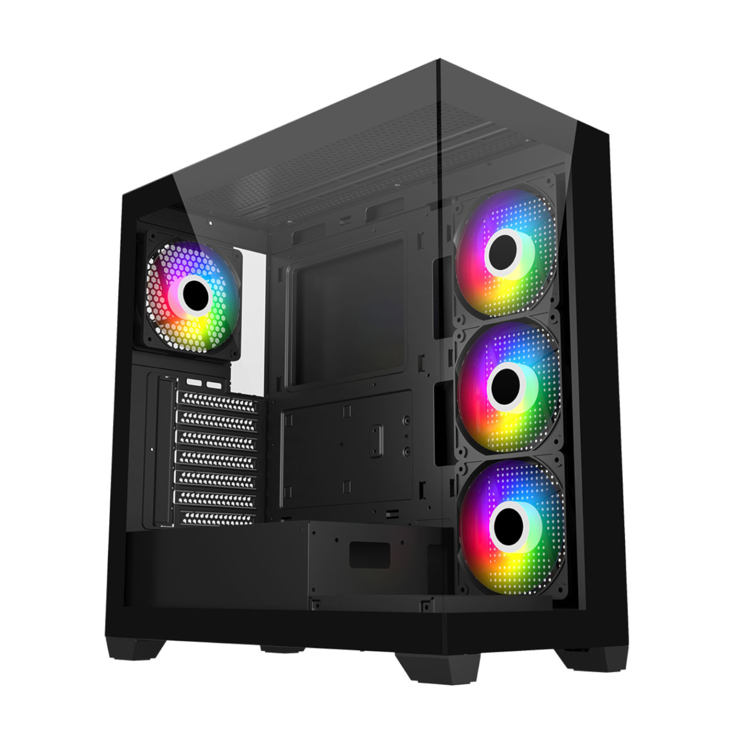 FSP M340 ARGB ATX Gaming Chassis - Black | M340-BA FSP M340 ARGB ATX Gaming Chassis - Black - Image 1