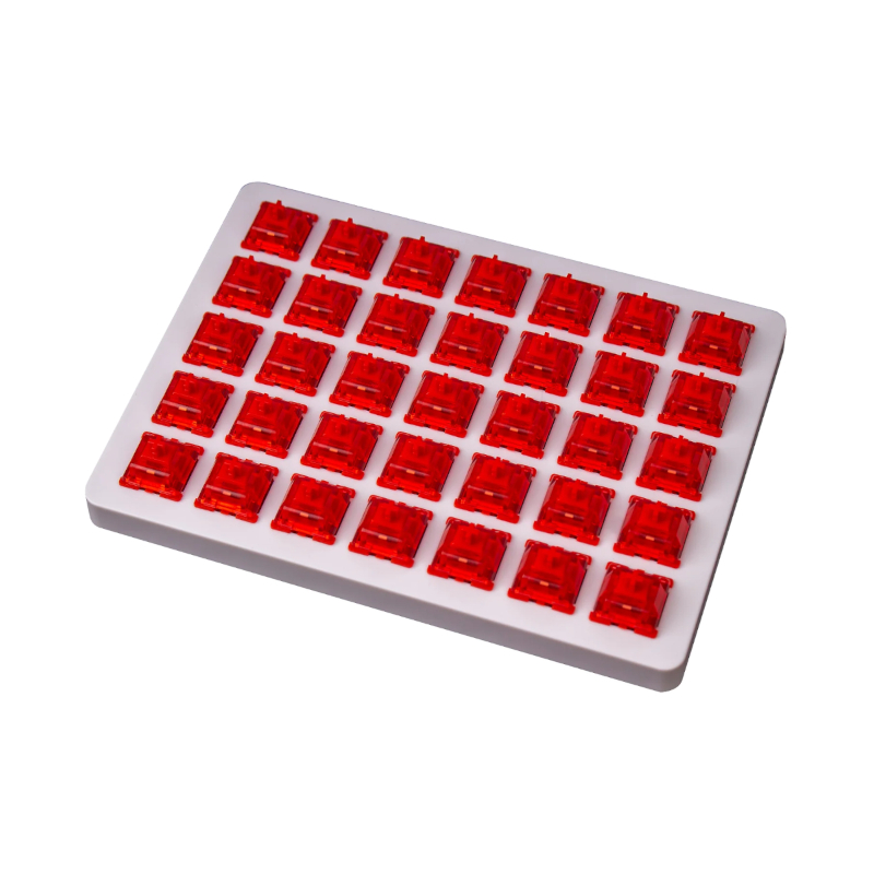 Keychron Red Gateron Phantom Switches 110 pcs | G40 Keychron Red Gateron Phantom Switches 110 pcs - Image 1