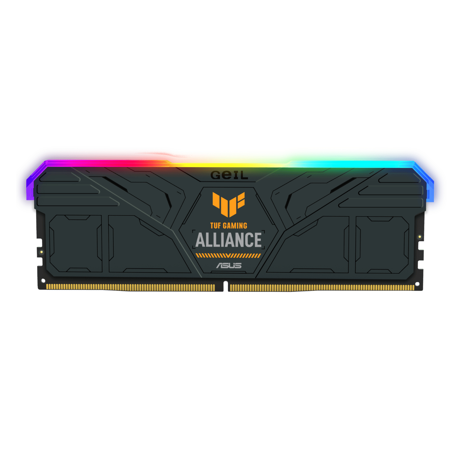 Geil Gemini TUF RGB 32GB KIT(2X16GB) 6000MHz DDR5 Desktop Gaming Memory - Grey | GAMST532GB6000C38BDC Geil Gemini TUF RGB 32GB KIT(2X16GB) 6000MHz DDR5 Desktop Gaming Memory - Grey - Image 1