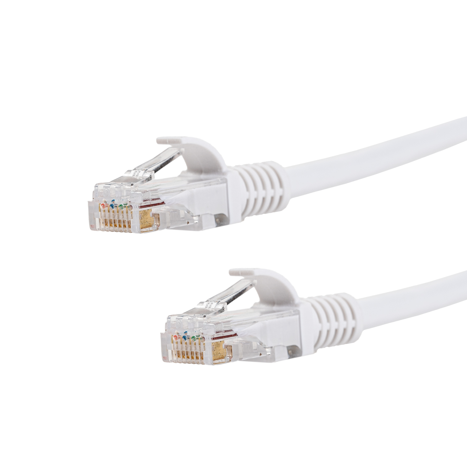 Gizzu Cat6 UTP Fly Lead Ethernet Network Cable 50cm – White | GCPCAT6005-WH Gizzu Cat6 UTP Fly Lead Ethernet Network Cable 50cm – White - Image 1