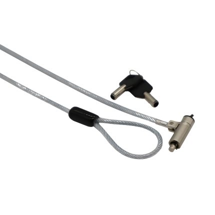 Protect your device against theft with the Gizzu Noble Wedge Standard Security Lock. Wrap the reinforced cable around a secure object