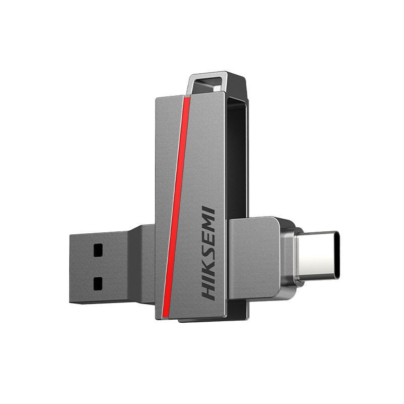 HIKSEMI Dual Slim 256GB USB3.2 Flash Drive | HS-USB-E307C-256G HIKSEMI Dual Slim 256GB USB3.2 Flash Drive - Image 1