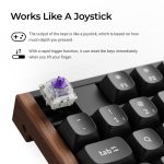 Keychron K10 HE 100% Wireless Magnetic Gaming Keyboard Nebula Switches – Black - Image 4