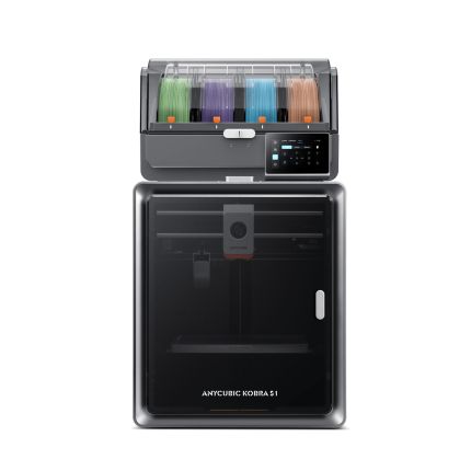 16-colour multicolour FDM printing | Up to 600mm/s CoreXY speed | Fully enclosed with active filament drying | AI print monitoring | App and cloud control