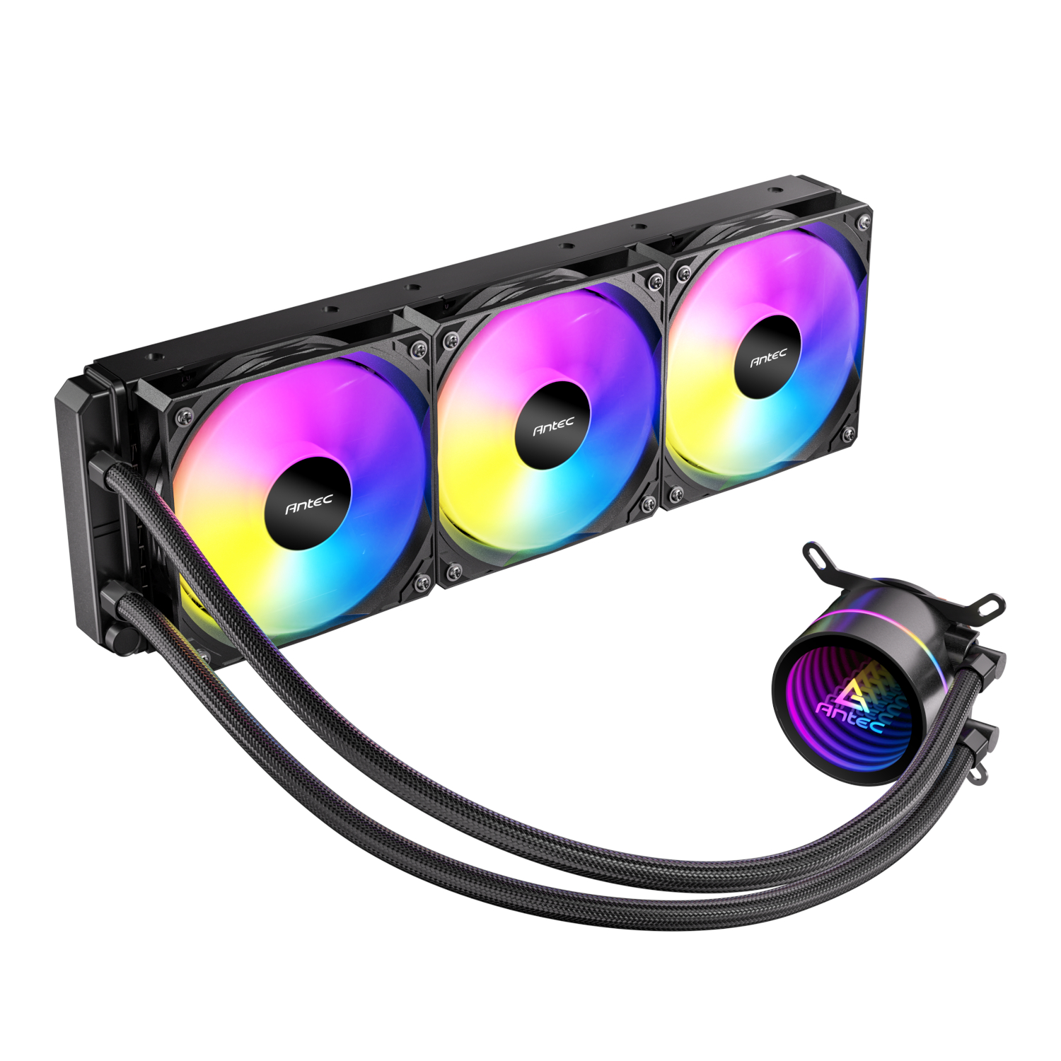 Antec Luna 360 ARGB CPU Liquid Cooler - Black | LUNA 360 ARGB Antec Luna 360 ARGB CPU Liquid Cooler - Black - Image 1