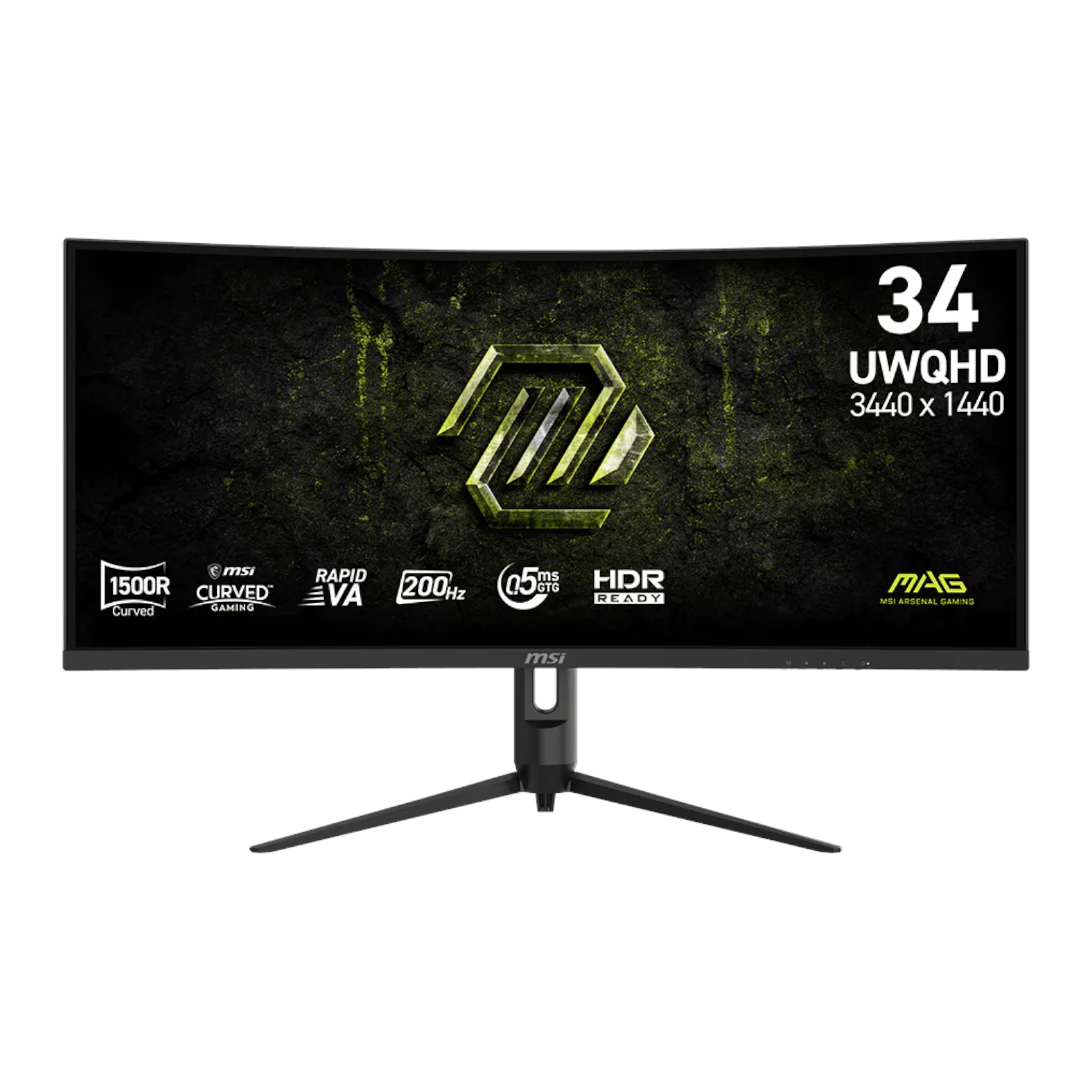 MSI MAG 342CQRF E20 34" UWQHD 200Hz VA Curved Gaming Monitor | MAG 342CQRF E20 MSI MAG 342CQRF E20 34" UWQHD 200Hz VA Curved Gaming Monitor - Image 1