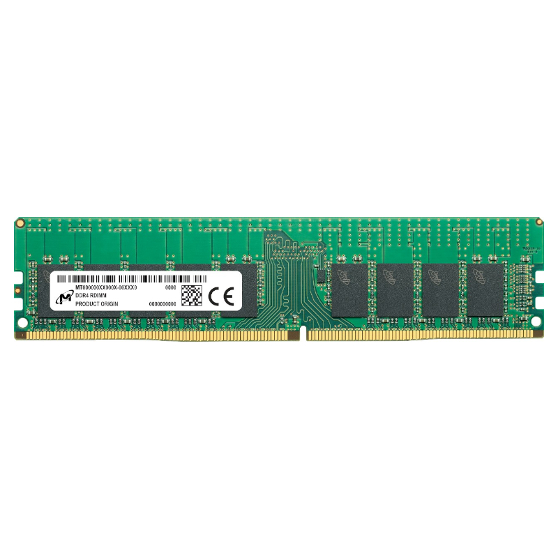 Micron MTA18ASF2G72PDZ-3G2R1R 16GB 3200Mhz DDR4 RDIMM Memory | MTA18ASF2G72PDZ-3G2R1R Micron MTA18ASF2G72PDZ-3G2R1R 16GB 3200Mhz DDR4 RDIMM Memory - Image 1