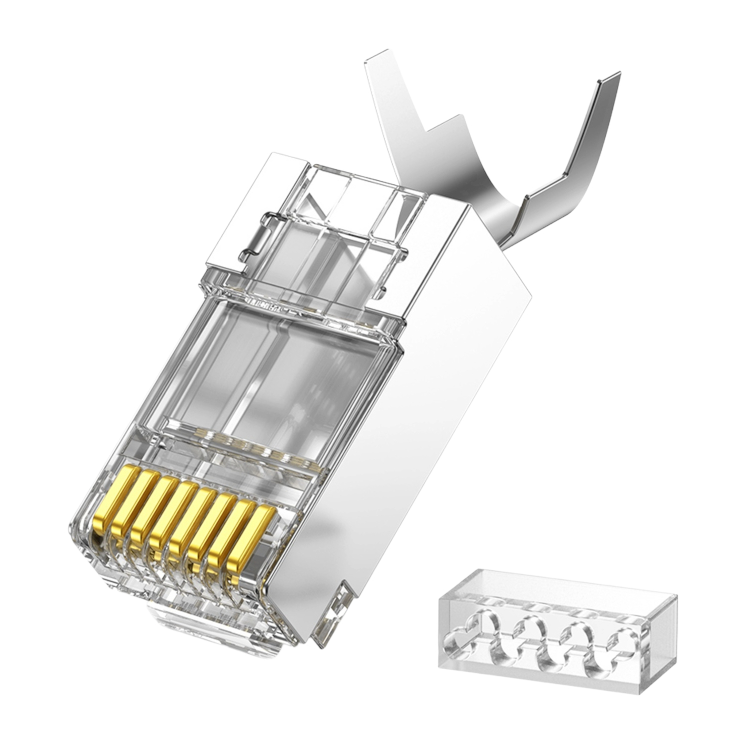 UGREEN Cat 7 Shielded RJ45 Modular Plug 10 Pack | NW123-70316 UGREEN Cat 7 Shielded RJ45 Modular Plug 10 Pack - Image 1