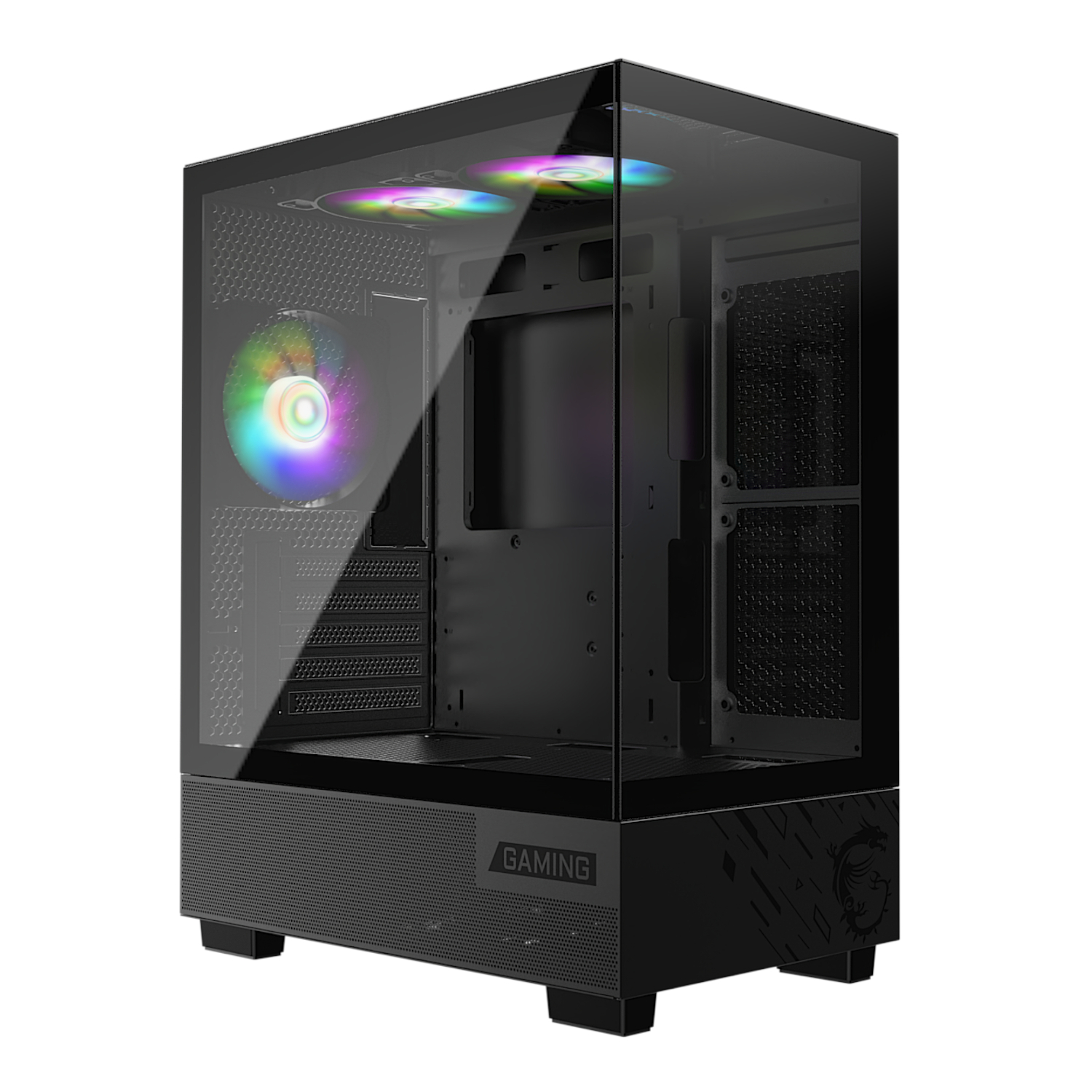 MSI PAG PANO M110A Micro-ATX Gaming Chassis – Black | PAG PANO M110A MSI PAG PANO M110A Micro-ATX Gaming Chassis – Black - Image 1