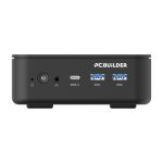 PCBuilder CUBE Intel Core 3-100U 16GB DDR5 512GB Windows 11 Pro Mini PC - Image 2