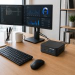 PCBuilder CUBE Intel Core 3-100U 16GB DDR5 512GB Windows 11 Pro Mini PC - Image 6