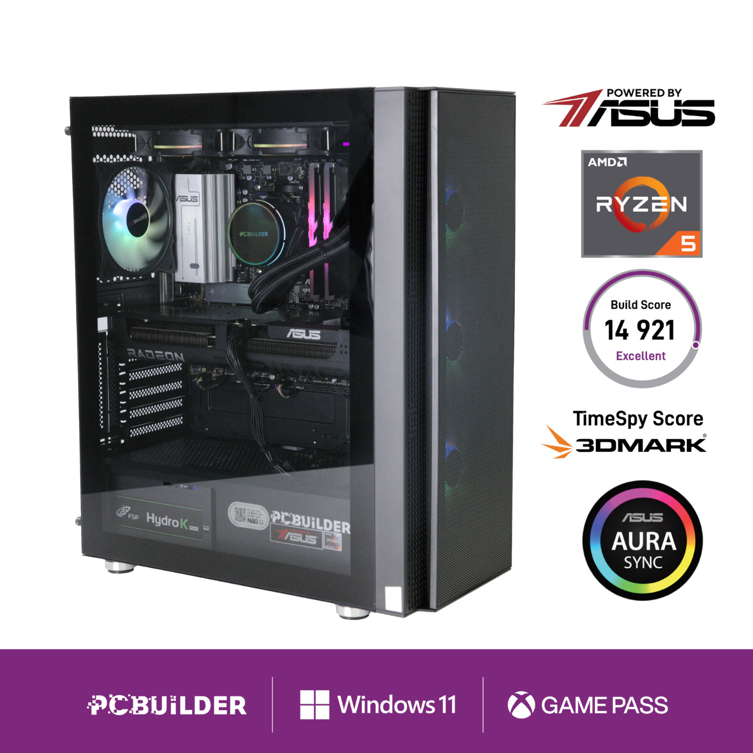 PCBuilder Ryzen 5 7600 SEEKER Windows 11 Gaming PC | PCB_SEEKER_01 PCBuilder Ryzen 5 7600 SEEKER Windows 11 Gaming PC - Image 1