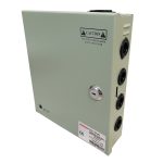 Multichannel power supply box for CCTV