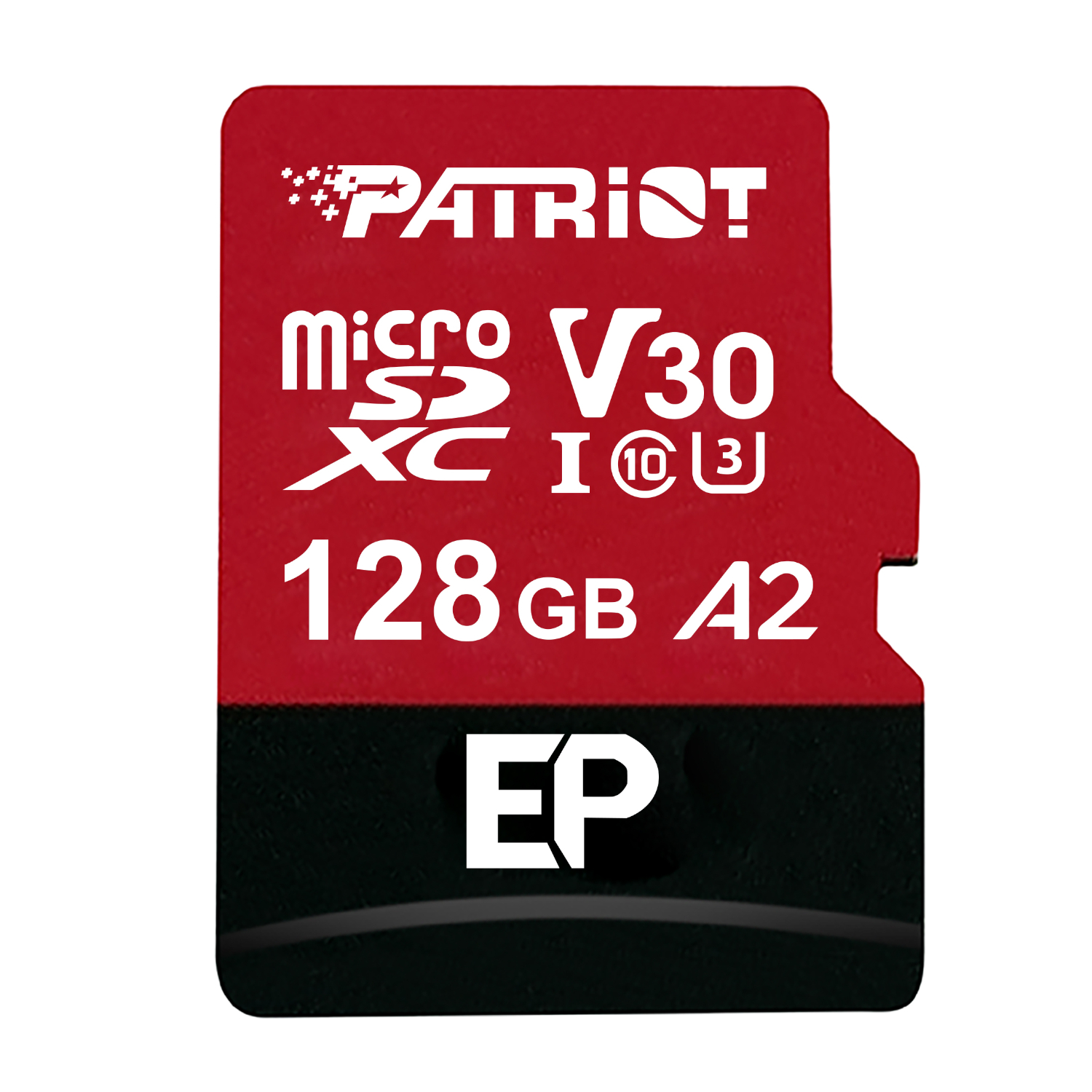 Patriot EP Series 128GB MICRO SDXC V30 A2 (w/o Adaptor) | PEF128GEP32MCX Patriot EP Series 128GB MICRO SDXC V30 A2 (w/o Adaptor) - Image 1
