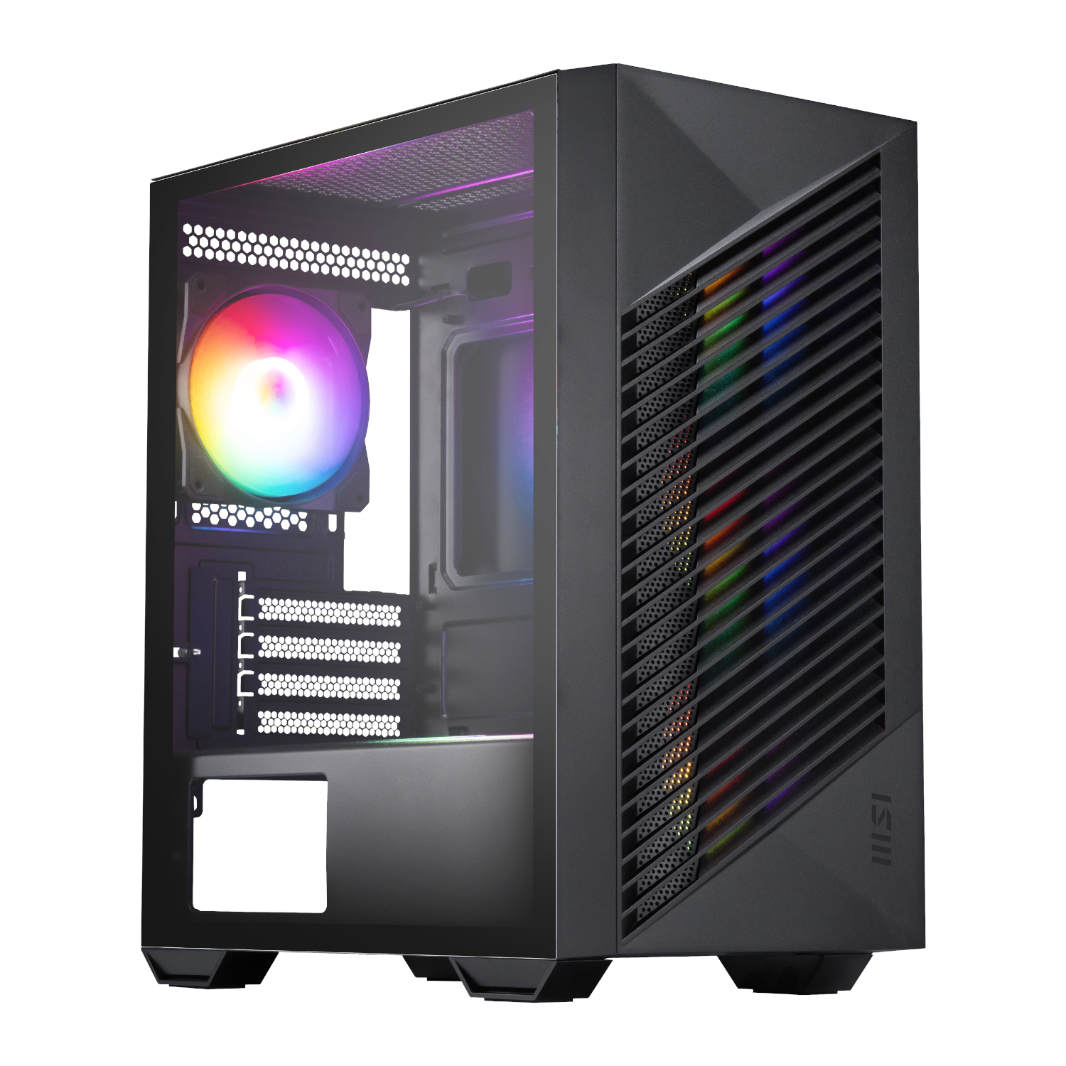 MSI PRO FORGE M050A Micro-ATX Gaming Chassis - Black | PRO FORGE M050A MSI PRO FORGE M050A Micro-ATX Gaming Chassis - Black - Image 1
