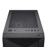 MSI PRO FORGE M050A Micro-ATX Gaming Chassis - Black - Image 5