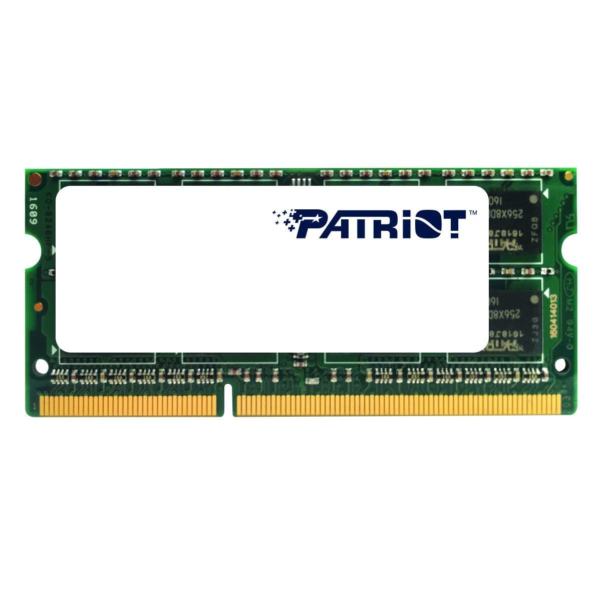 Patriot Signature Line 4GB 1600MHz DDR3L Dual Rank SODIMM Notebook Memory | PSD34G1600L2S Patriot’s Singature SODIMMS are built from the highest quality